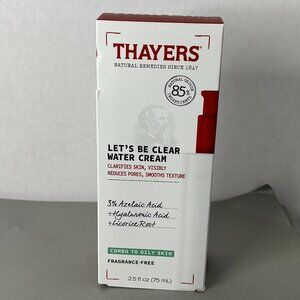 Thayers Let's Be Clear Water Cream
